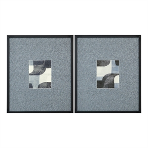 Urban Bound Framed Print - Set of 2 - Black