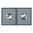 Urban Bound Black Wood  Framed Print Set of 2 Modern Art