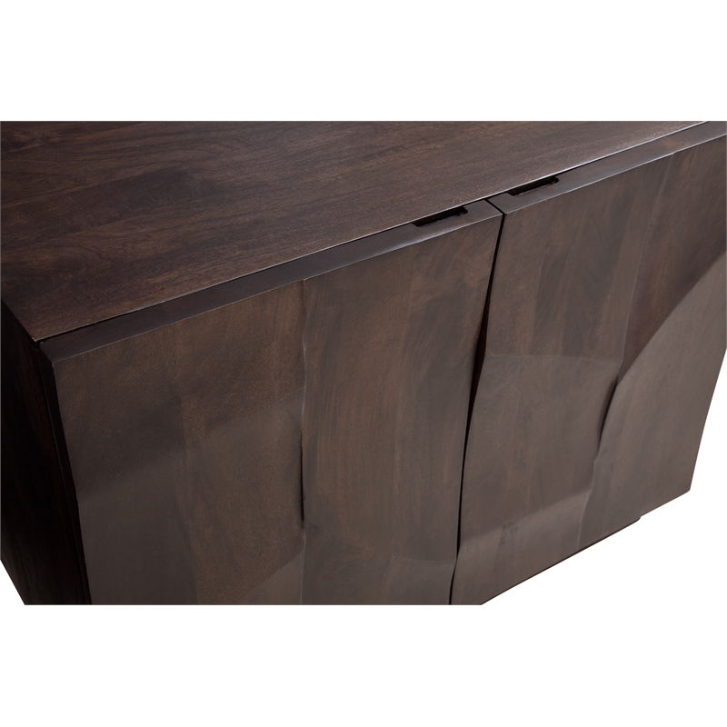 Reverie Accent Chest - Mango Wood - Coffee Bean