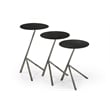 Cascade Brass Antique Bronze Nesting Tables Metal Set