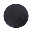 Jennings Black Marble Brown Mango Wood Nesting Cocktail Table