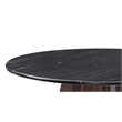 Jennings Black Marble Brown Mango Wood Nesting Cocktail Table