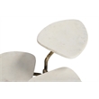 Alpine Gold Marble Three Tier Accent Table