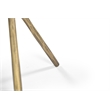 Alpine Gold Marble Three Tier Accent Table