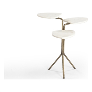 Alpine Accent Table - Gold