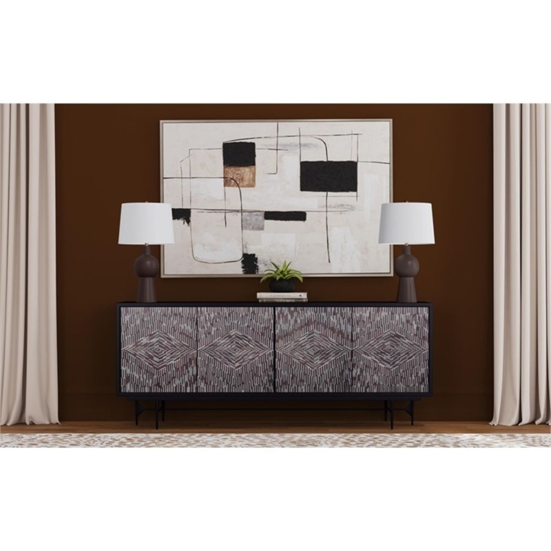 Lansing Cerused Grey Oak Tall Bar Cabinet Mirrored Wood Gold