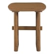Knox Solid Wood Brown Contemporary End Table