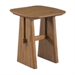 Knox Solid Wood Brown Contemporary End Table
