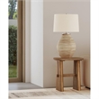 Knox Solid Wood Brown Contemporary End Table