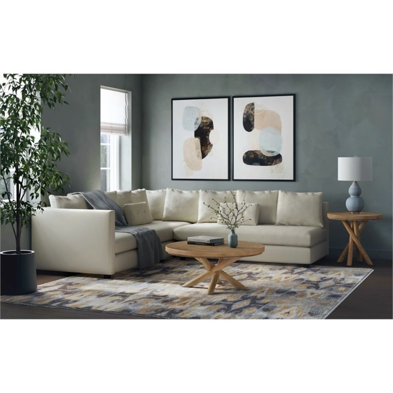 Vega Arched Matte White Wood Floor Mirror Modern Minimalist