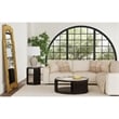 Metouro Art Deco Antique Gold Wood Floor Mirror Gilded Frame