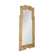 Metouro Art Deco Antique Gold Wood Floor Mirror Gilded Frame