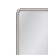 Berylon Silver Modern Wood Floor Mirror Rounded Corner Design