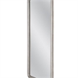 Berylon Silver Modern Wood Floor Mirror Rounded Corner Design