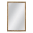 Ansul Gold Brick Pattern Wood Floor Mirror Traditional Modern