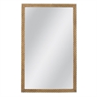 Ansul Gold Brick Pattern Wood Floor Mirror Traditional Modern