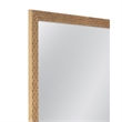 Ansul Gold Brick Pattern Wood Floor Mirror Traditional Modern
