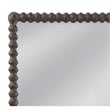 Vallente Brown Wood Carved Rectangular Floor Mirror