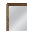 Hallie Bronze Brown Metal Rectangular Wall Mirror Modern Minimal
