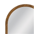 Wishing Brown Metal Decorative Wall Mirror Accent Design