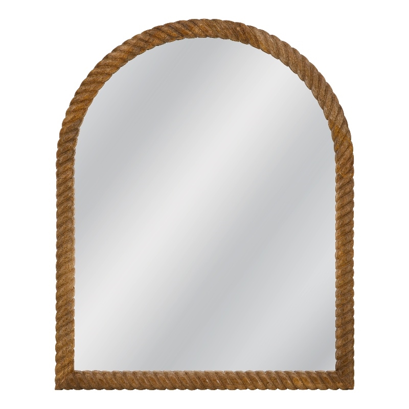 Wishing Brown Metal Decorative Wall Mirror Accent Design