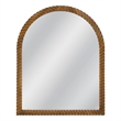 Wishing Brown Metal Decorative Wall Mirror Accent Design