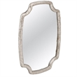 Wishing Stone Decorative Gray Resin Wall Mirror Elegant Home Accent