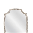 Wishing Stone Decorative Gray Resin Wall Mirror Elegant Home Accent