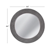 Dorotea Oversized Antique Silver Metal Wall Mirror Vintage Frame
