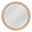 Wishing Stone Decorative Crimson Resin  Framed Wall Mirror Elegant Accent