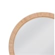 Wishing Stone Decorative Crimson Resin  Framed Wall Mirror Elegant Accent