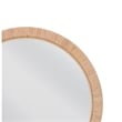 Wishing Stone Decorative Crimson Resin  Framed Wall Mirror Elegant Accent