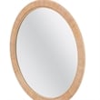 Wishing Stone Decorative Crimson Resin  Framed Wall Mirror Elegant Accent