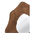 Edgeville Decorative Wall Mirror Timeless Brown Resin Framed Accent