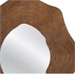 Edgeville Decorative Wall Mirror Timeless Brown Resin Framed Accent