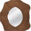 Edgeville Decorative Wall Mirror Timeless Brown Resin Framed Accent