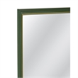 Malvern Green and Gold Rectangular Resin Framed Wall Mirror