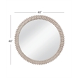 Claire Carved Cream Wood Wall Mirror Traditional Modern Frame