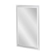Karrenina Acrylic White Frame Wall Mirror Sleek Minimalist Design