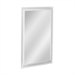 Karrenina Acrylic White Frame Wall Mirror Sleek Minimalist Design