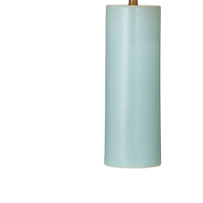 Alexander Blue Ceramic Table Lamp with Gold Accents Modern