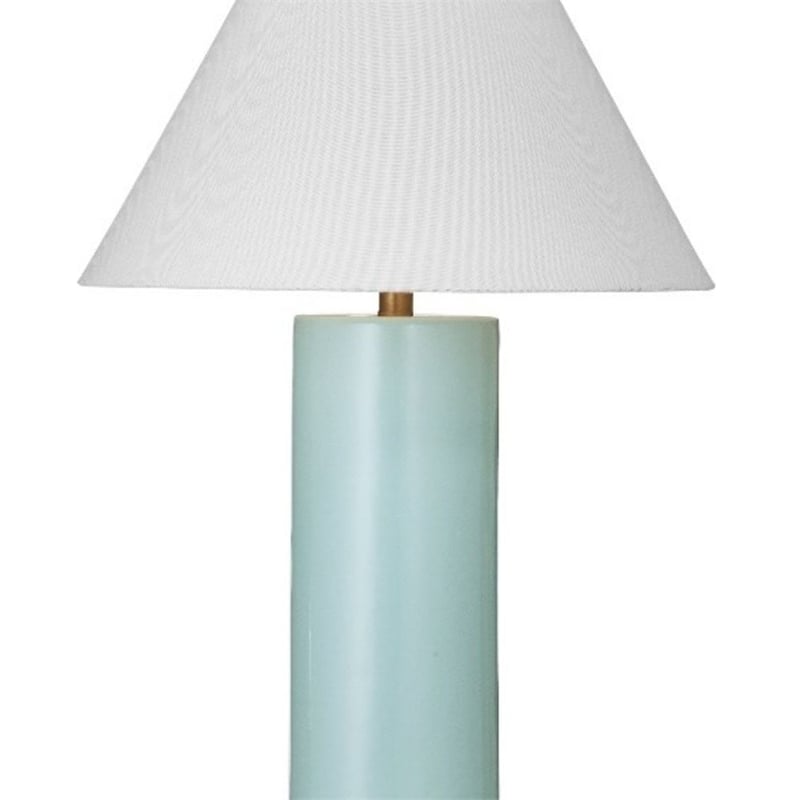 Alexander Blue Ceramic Table Lamp with Gold Accents Modern