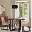 Fraser Distressed Cream Resin  Boho Table Lamp Linen Shade