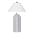 Witham Arch Base Gold Metal Table Lamp with Brass Accents Modern Classic