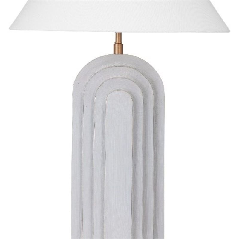 Witham Arch Base Gold Metal Table Lamp with Brass Accents Modern Classic