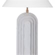 Witham Arch Base Gold Metal Table Lamp with Brass Accents Modern Classic