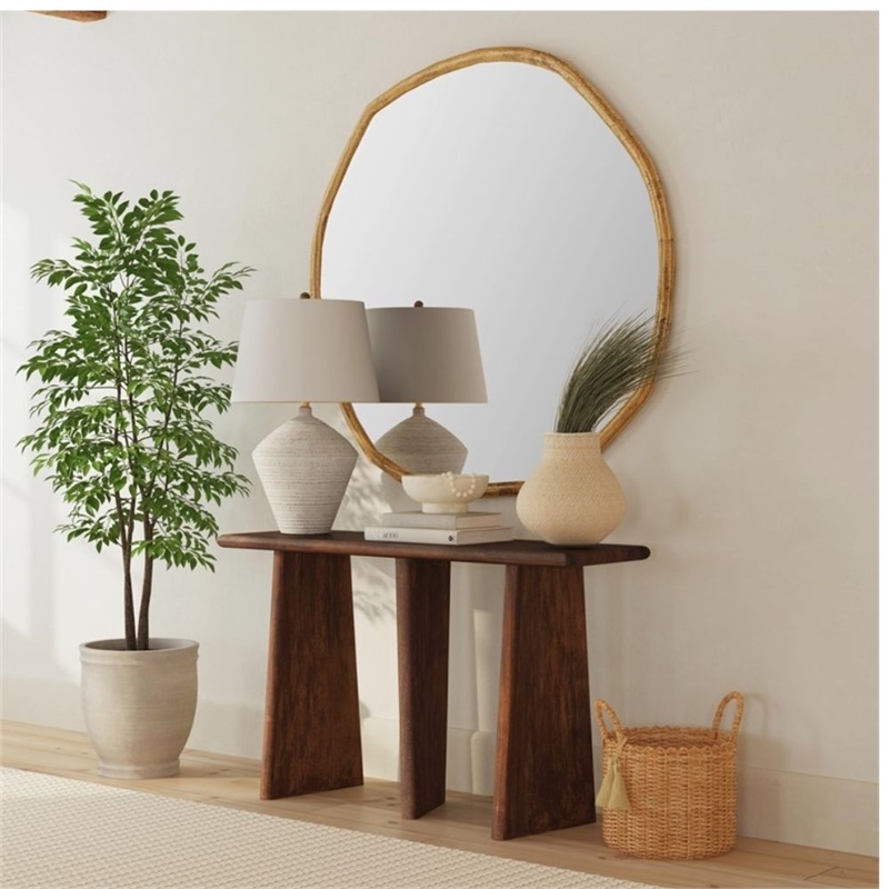 Eclipse Concrete Textured  Gray Marble Table Lamp with White Shade