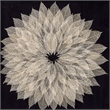 Black & Neutral Wood Frame Translucent Leaf Wall Art Decor