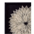 Black & Neutral Wood Frame Translucent Leaf Wall Art Decor