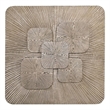 Crobuzon Modern  Brown Canvas Wall Art Framed Living Room Decor